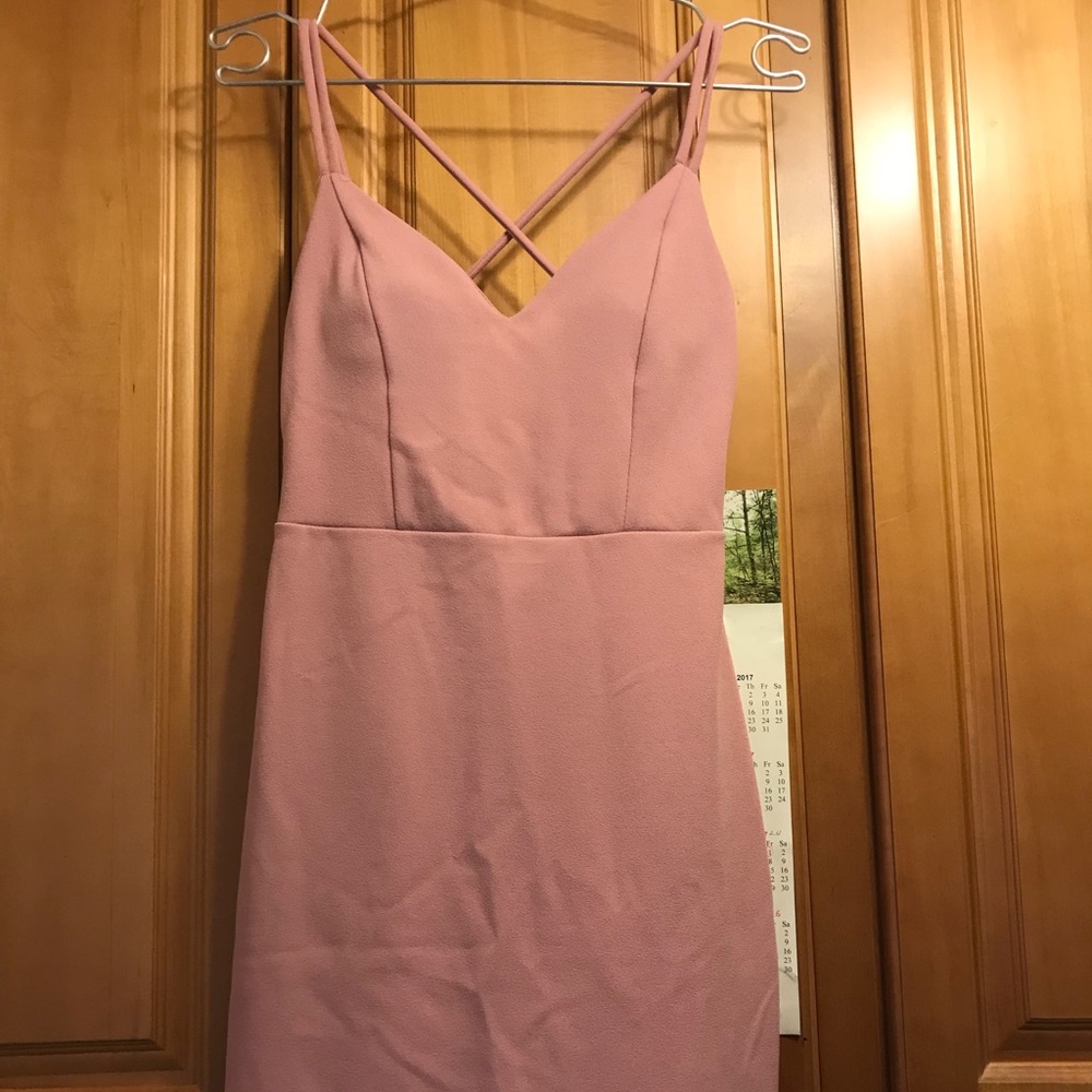 pink bodycon dress